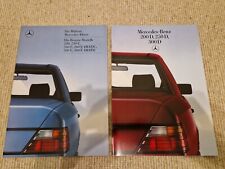 40x Prospekt Mercedes E-Klasse W124 1984 1985 1986 1988 1989 1990 1991 1992 1993