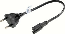 Netzkabel (Flachstecker auf