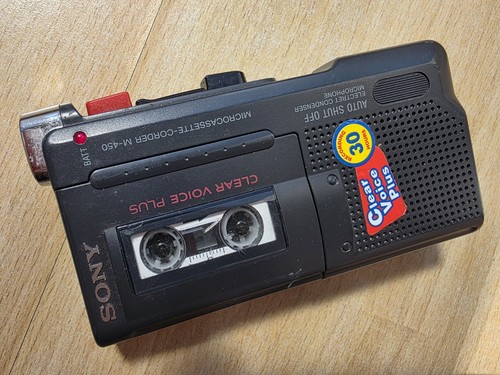 Sony 450 microcassette - sony,