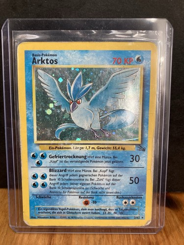 Pokémon karte arktos - pokémon,