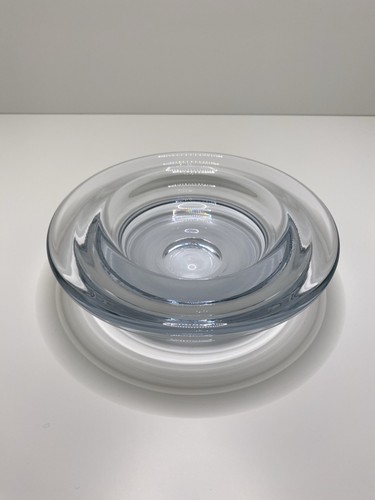 Signierte glasschale von - signierte,