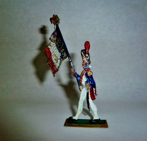 Zinnfigur flach bemalt - zinnfigur,