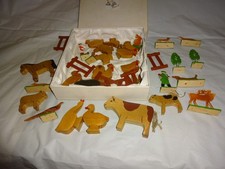 DDR Bauernhaus Holzspielzeug