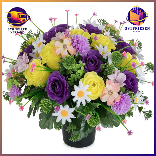 Künstliche blumen topf - im,