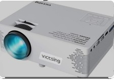 Victsing LCD Video Projector Mini Portable HD 1080P LED Multimedia Projector,...