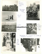 7x REPRO Foto Gebirgsjäger ua in Narvik Norwegen Russland Finnland Schneehemd