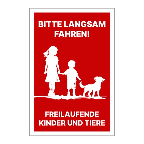 Hinweisschild warnschild - hinweisschild,