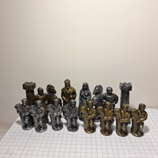 Messing schach figuren könig - schach,