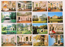 16 x Postcards Lot Schloss Palace PAVLOVSK bei Sankt Petersburg Sowjetunion 1983