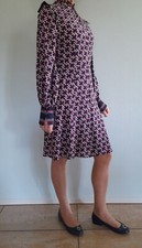 Damen Kleid von Tommy Hilfiger Gr. 38 / 36 / 6 , 100% Viscose, gefüttert, Neu