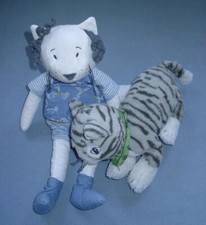 2 x IKEA Katze grau weiß