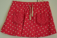 MINI BODEN Hose 98 110 116 Rock Skort rot Punkte Polka neu w
