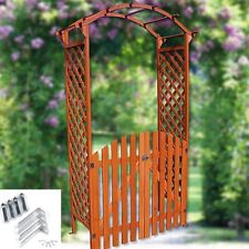 Holz Rosenbogen mit Tür Tor