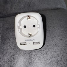 Tessan Reiseadapter: 2 USB & 3-in-1 Stecker NEU