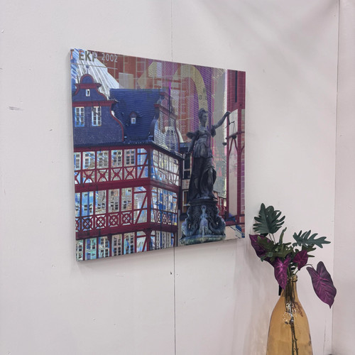 Wandbild 90x90 frankfurt - wandbild,