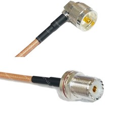 RG400 UHF PL259 Male RL Angle