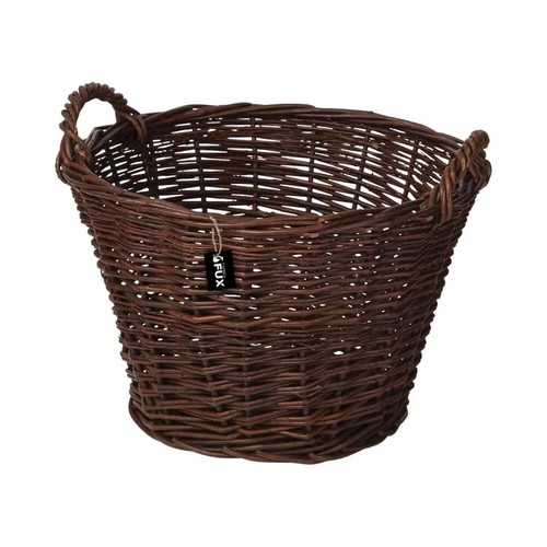 Gartenkorb rund naturholz - rund,