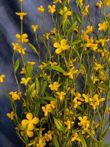 Ginster gelb zweig kunstblume - gelb,