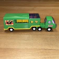 60er Jahre Blech Auto BUDDY L Farms - Pferdetransporter - Farm Truck Vintage