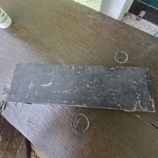 Antiker Winkelmesser Schmiege in einer Holzkiste