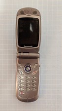 Panasonic Handy  Typ EB-GD87,  klappbar, Farbe silber, mit Gebrauchsspuren