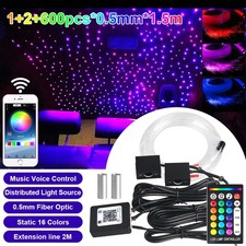 600 LED RGBW Auto Glasfaser