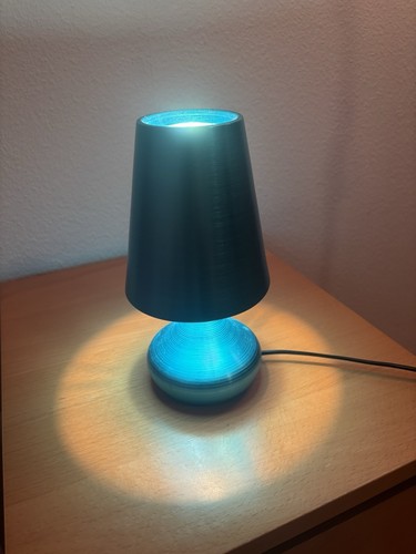 Moderne tischlampe blau - tischlampe,