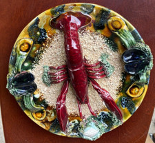 Majolica Palissy Style Hummer