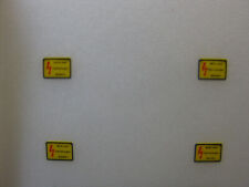 Roco # 106xxx Beschriftung Schild "Nicht unter Fahrleitung dosieren" DR NEU