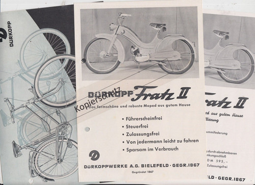 Werbeblätter dürkoppwerke - 3,