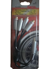 Hama Y Adapter- Cinch, RCA Y Adapter, für Endstufengebrauch, 00082116