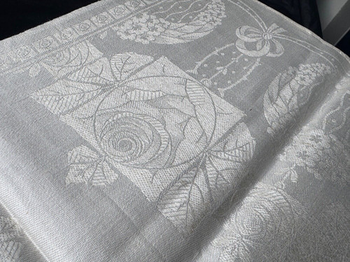 Jugendstil leinendamast - jugendstil,