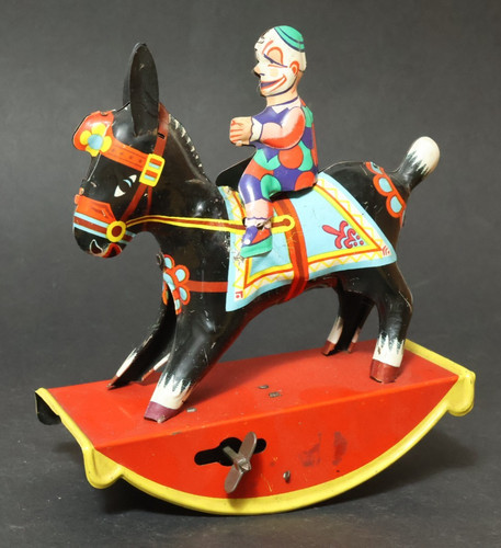 Alter gama clown auf esel - gama,