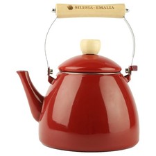 Emaille Wasserkessel 2L Lucjan Rot für alle Herdarten – Induktion geeignet