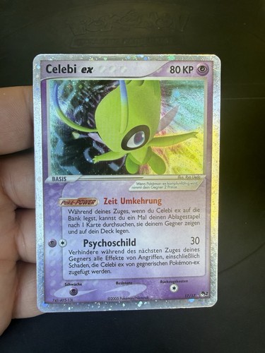 Pokémon karte celebi - karte, ex