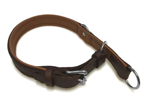 Zugstopp lederhalsband - zugstopp,