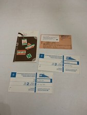 Fahrkartenbelege Schweiz Zürich Bahn 1977