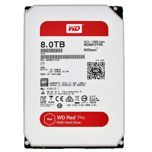 Red pro 8tb - red, wd8001ffwx