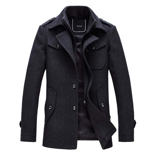 Herren wintermantel mit - wintermantel,