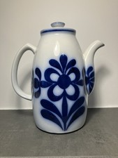 Vintage gefle bla blom - vintage,