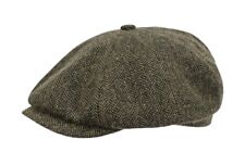 Schiebermütze BAKERBOY oliv/grün moos bis Gr.62 classic-herringbone