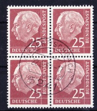 Bund Heuss I, 25 Pf, Mi. 186