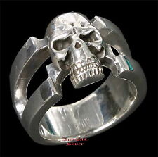 Gothic Skull Muerte TOTENKOPFRING Skullring Totenkopf Jolly Rogers Silber 925
