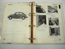 VW Käfer Typ 1 Karosserie Reparaturleitfaden Werkstatthandbuch 1977