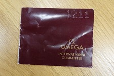 NEU BLANKO ORIGINAL OMEGA