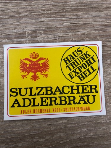 Bieretikett adler brauerei - bieretikett, adler-brauerei