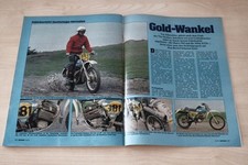 Motorrad 23/1976 Hercules Wankel GS "Sixdays" in einer seltenen Vorstellung auf