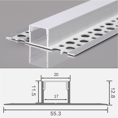 Alu profil unterputz rigips - 2m,
