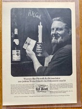 Weingut Ferd. Pieroth Wein Kellermeister Original 1966 Vintage Advert Werbung