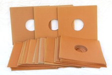 50 SCHALLPLATTENHÜLLEN -COVER- 25 CM; Karton Braun   -stabil-   gebraucht C374